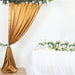 8 ft x 10 ft Satin Backdrop Curtain Photo Booth Decorations BKDP_STN_8X10_GOLD