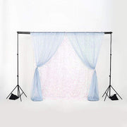8 ft x 10 ft Triple Crossbar Adjustable Photography Backdrop Stand - Black BKDP_STND09_A