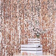 8 ft x 8 ft Big Payette Sequined Backdrop Curtains