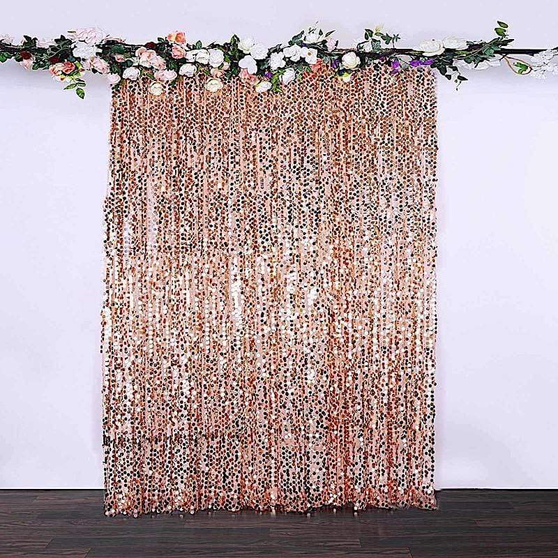 8 ft x 8 ft Big Payette Sequined Backdrop Curtains