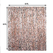 8 ft x 8 ft Big Payette Sequined Backdrop Curtains