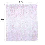 8 ft x 8 ft Big Payette Sequined Backdrop Curtains