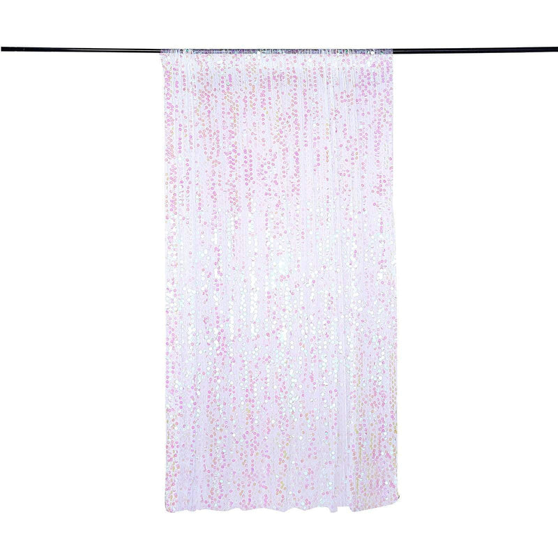 8 ft x 8 ft Big Payette Sequined Backdrop Curtains
