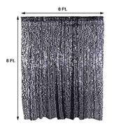 8 ft x 8 ft Big Payette Sequined Backdrop Curtains