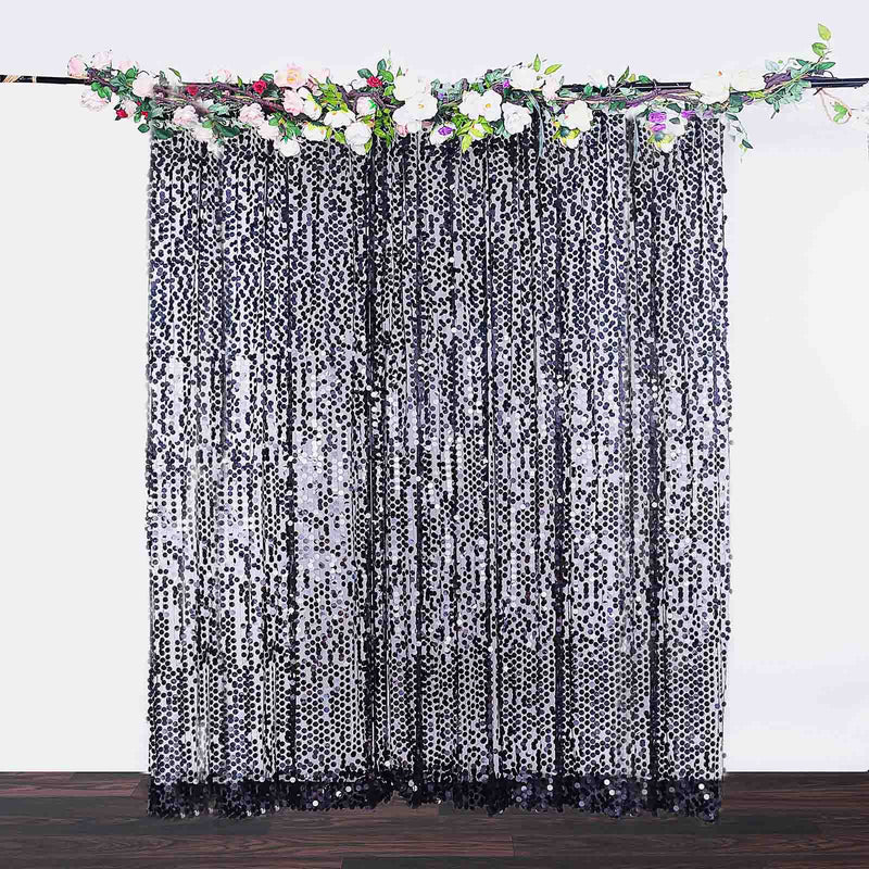 8 ft x 8 ft Big Payette Sequined Backdrop Curtains