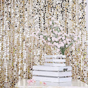 8 ft x 8 ft Big Payette Sequined Backdrop Curtains