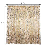 8 ft x 8 ft Big Payette Sequined Backdrop Curtains