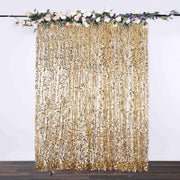 8 ft x 8 ft Big Payette Sequined Backdrop Curtains