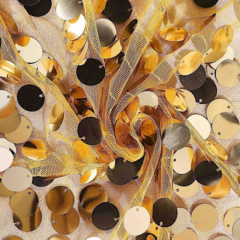 8 ft x 8 ft Big Payette Sequined Backdrop Curtains