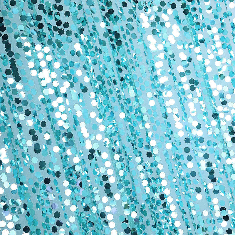 8 ft x 8 ft Big Payette Sequined Backdrop Curtains