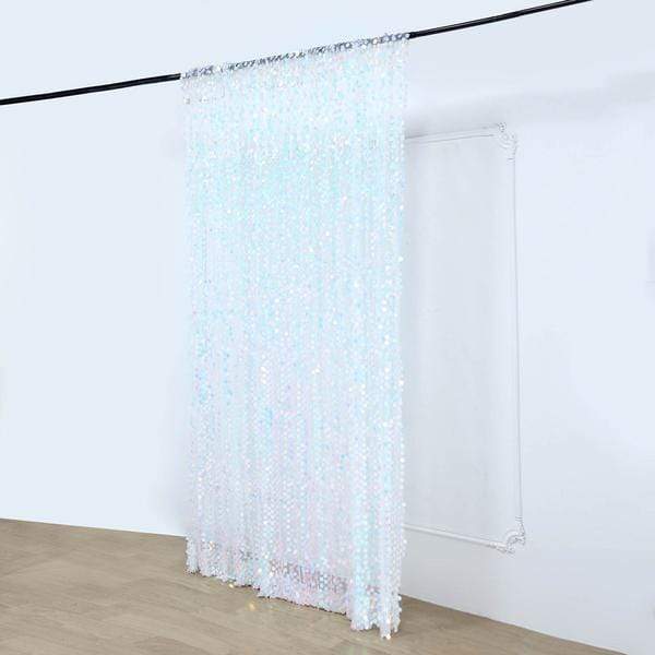 8 ft x 8 ft Big Payette Sequined Backdrop Curtains
