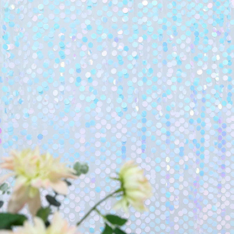 8 ft x 8 ft Big Payette Sequined Backdrop Curtains