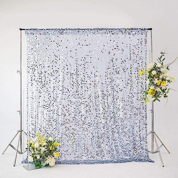 8 ft x 8 ft Big Payette Sequined Backdrop Curtains
