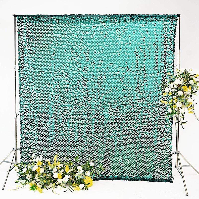 8 ft x 8 ft Big Payette Sequined Backdrop Curtains