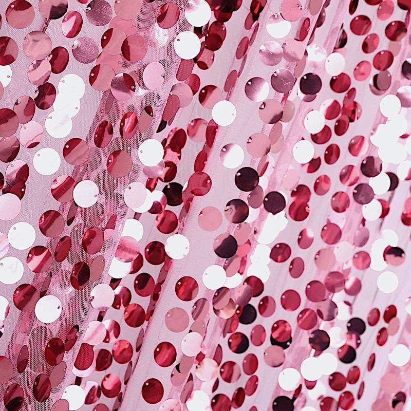 8 ft x 8 ft Big Payette Sequined Backdrop Curtains