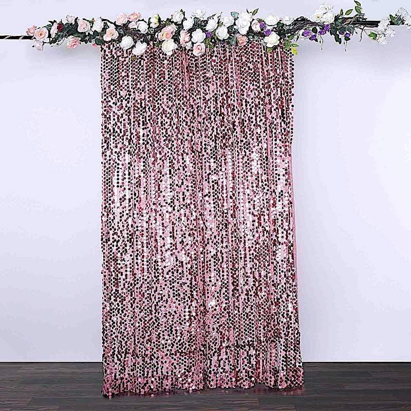 8 ft x 8 ft Big Payette Sequined Backdrop Curtains