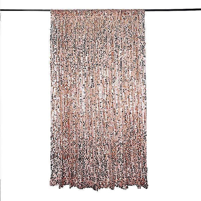 8 ft x 8 ft Big Payette Sequined Backdrop Curtains BKDP_71_8X8_046