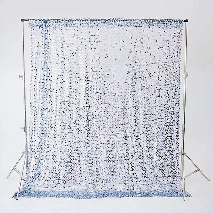 8 ft x 8 ft Big Payette Sequined Backdrop Curtains BKDP_71_8X8_086