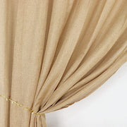 8 ft x 8 ft Faux Burlap Backdrop Drape Curtain Panel Photo Booth Decorations BKDP_JUTE03_8X8_NAT