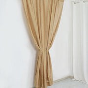 8 ft x 8 ft Faux Burlap Backdrop Drape Curtain Panel Photo Booth Decorations BKDP_JUTE03_8X8_NAT