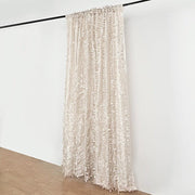8 ft x 8 ft Leaf Petal Taffeta Photo Backdrop Drape Curtain Panel