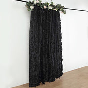 8 ft x 8 ft Leaf Petal Taffeta Photo Backdrop Drape Curtain Panel