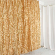 8 ft x 8 ft Leaf Petal Taffeta Photo Backdrop Drape Curtain Panel