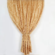 8 ft x 8 ft Leaf Petal Taffeta Photo Backdrop Drape Curtain Panel