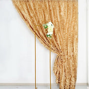 8 ft x 8 ft Leaf Petal Taffeta Photo Backdrop Drape Curtain Panel