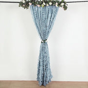 8 ft x 8 ft Leaf Petal Taffeta Photo Backdrop Drape Curtain Panel