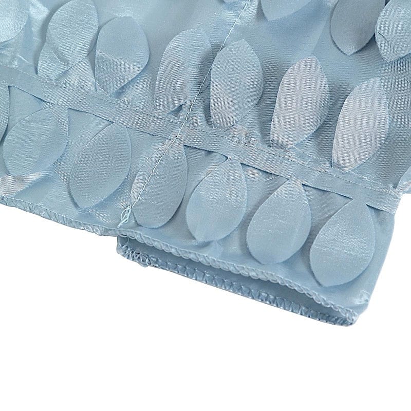 8 ft x 8 ft Leaf Petal Taffeta Photo Backdrop Drape Curtain Panel