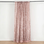 8 ft x 8 ft Leaf Petal Taffeta Photo Backdrop Drape Curtain Panel