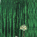 8 ft x 8 ft Leaf Petal Taffeta Photo Backdrop Drape Curtain Panel
