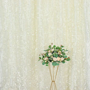 8 ft x 8 ft Leaf Petal Taffeta Photo Backdrop Drape Curtain Panel