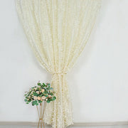 8 ft x 8 ft Leaf Petal Taffeta Photo Backdrop Drape Curtain Panel