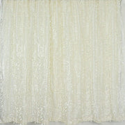 8 ft x 8 ft Leaf Petal Taffeta Photo Backdrop Drape Curtain Panel