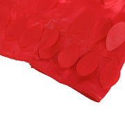 8 ft x 8 ft Leaf Petal Taffeta Photo Backdrop Drape Curtain Panel