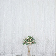 8 ft x 8 ft Leaf Petal Taffeta Photo Backdrop Drape Curtain Panel