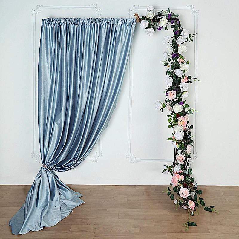 8 ft x 8 ft Premium Velvet Backdrop Curtain