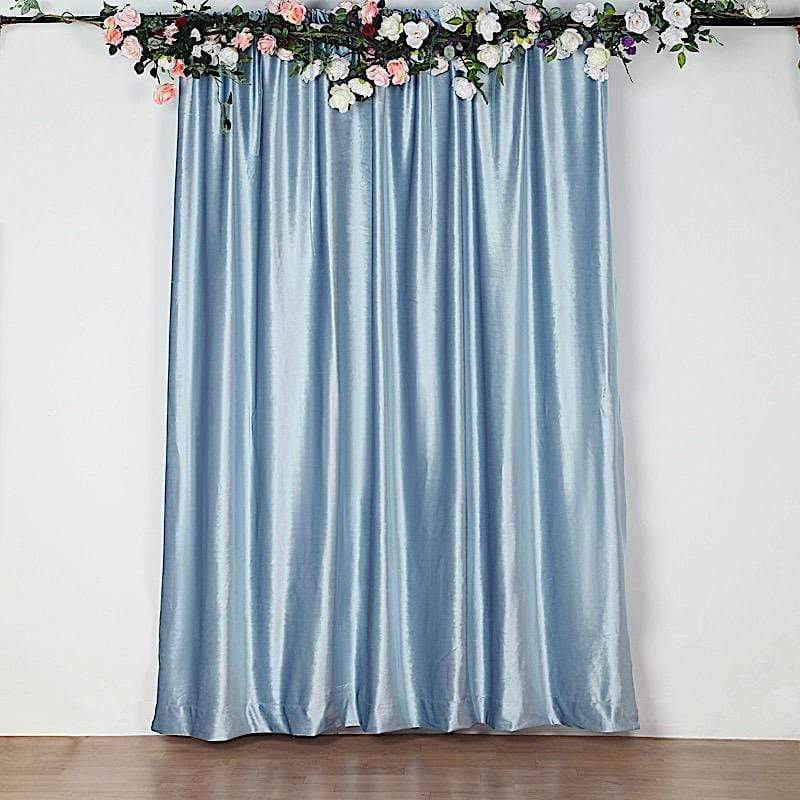 8 ft x 8 ft Premium Velvet Backdrop Curtain