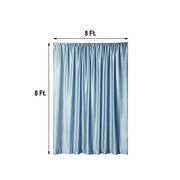 8 ft x 8 ft Premium Velvet Backdrop Curtain