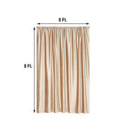 8 ft x 8 ft Premium Velvet Backdrop Curtain