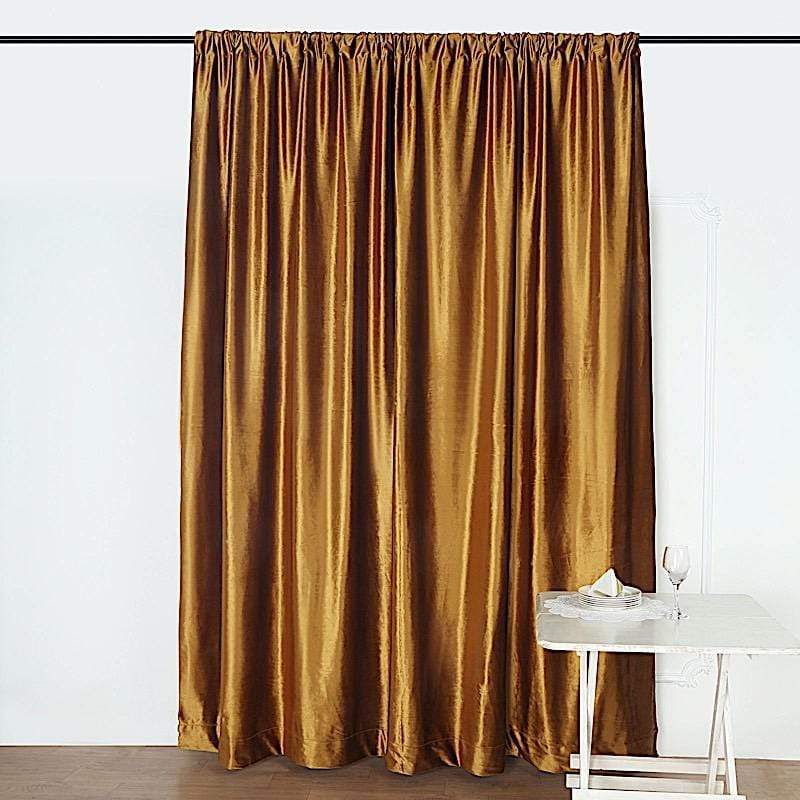 8 ft x 8 ft Premium Velvet Backdrop Curtain