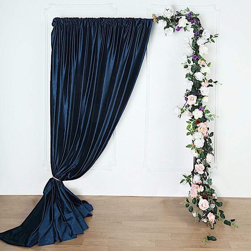8 ft x 8 ft Premium Velvet Backdrop Curtain