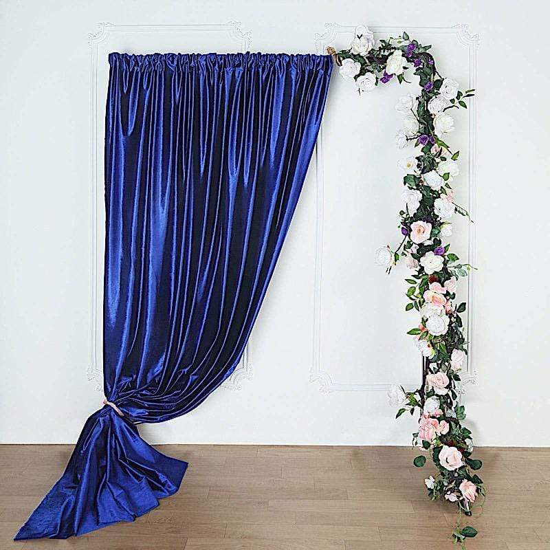 8 ft x 8 ft Premium Velvet Backdrop Curtain