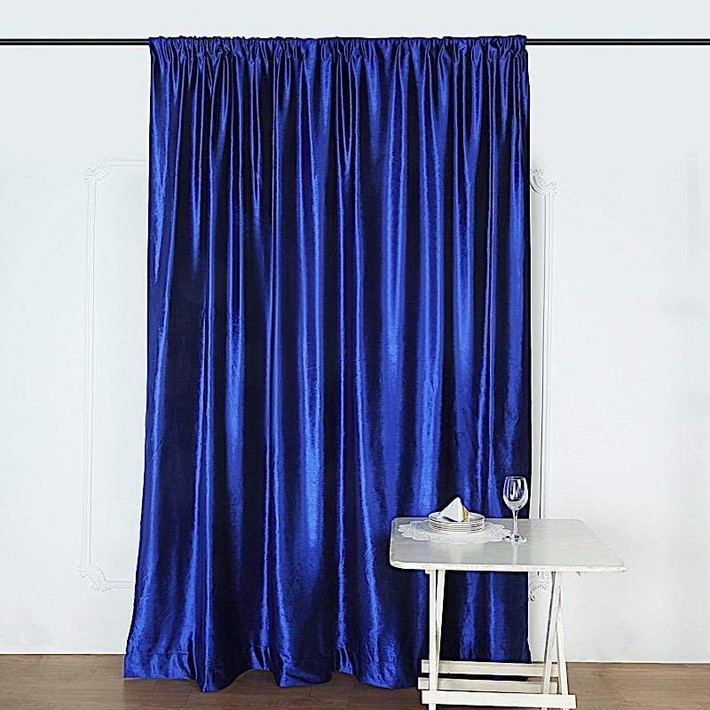 8 ft x 8 ft Premium Velvet Backdrop Curtain