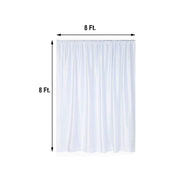 8 ft x 8 ft Premium Velvet Backdrop Curtain