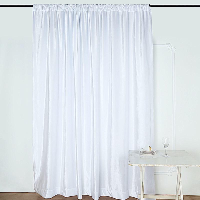 8 ft x 8 ft Premium Velvet Backdrop Curtain