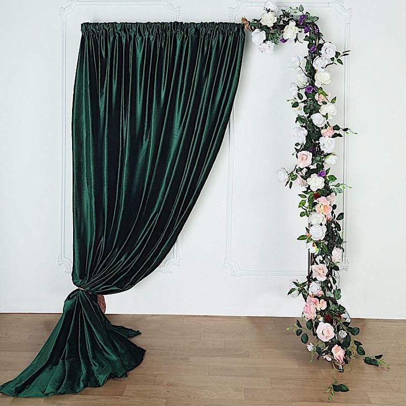 8 ft x 8 ft Premium Velvet Backdrop Curtain