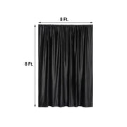 8 ft x 8 ft Premium Velvet Backdrop Curtain